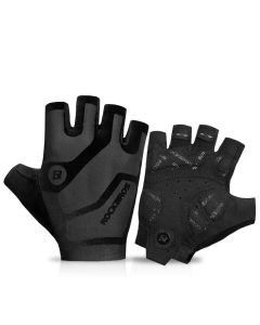 ROCKBROS S196 Cycling Gloves Half Finger Shockproof Windproof Anti-slip MTB Road Bicycle Gloves Winter Camping Travel