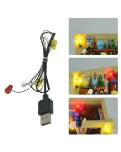 Plastic Self-locking Brick DIY LED Light Kit for Brick FunCreator Building DIY House