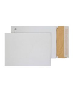 Blake Purely Packaging Padded Gusset Eco Cushion Envelope E4 Peel and Seal 50mm Gusset 140gsm White (Pack 100) - EPE4