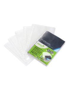 Stewart Superior 100% Oxo Bio Expanding Multi Punched Pocket Polypropylene A4 120 Micron Top Opening Clear (Pack 10) - EPP-10