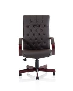 Chesterfield Executive Chair Brown Leather EX000003