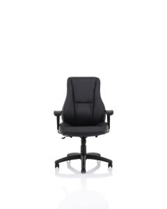 Winsor Black Leather Chair No Headrest EX000212