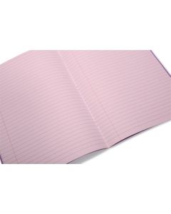 Rhino A4 Special Exercise Book 48 Page Ruled F8M Red with Tinted Pink Paper (Pack 10) - EX68184PP-8