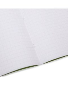 Rhino A4 Plus Exercise Book Green S10 Squared 80 (Pack 50) VDU080-328
