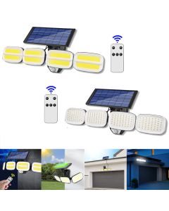 1200mAh Solar Wall Light Intelligent Human Sensor Light Super Bright Waterproof Outdoor Garden Camping Patio Lighting