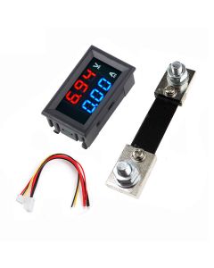 0.56inch Blue Red Dual LED Display Mini Digital Voltmeter Ammeter DC 100V 100A Panel Amp Volt Voltage Current Meter Tester
