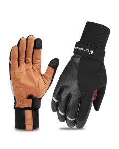 WEST BIKING Cycling Gloves Winter Plush Bike Gloves Biking Touch Screen Warm Glove Riding Portable Dustproof Cycling Accessories