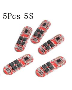 5Pcs 5S High Current Ternary Polymer Lithium Battery Protection Board 20A 40A