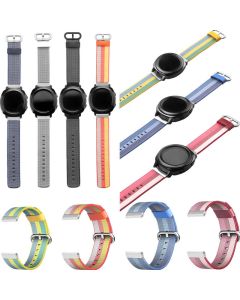 Universal 20mm Nylon Watch Band Replacement Strap For Samsung Gear 2 Classic Aamazfit Garmin   Non-original