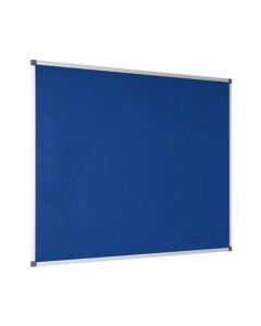 Bi-Office Maya Blue Felt Noticeboard Aluminium Frame 1200x900mm - FA0543170