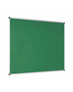 Bi-Office Maya Green Felt Noticeboard Aluminium Frame 1200x900mm - FA0544170
