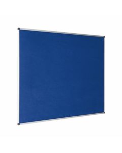 Bi-Office Maya Blue Felt Noticeboard Aluminium Frame 1500x1200mm - FA1243170