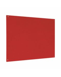 Bi-Office Red Felt Noticeboard Unframed 900x600mm - FB0746397