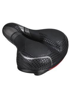 BIKIGHT Widen Bicycle Saddle With Reflective Strip MTB Road Bike Comfortable Memory Sponge Cushion Pad Shock Absorber Saddle Seat Accessories