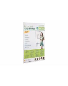 Bi-Office Recycled Flipchart Pad Plain A1 40 Sheets (Pack 5) - FL0111801