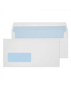 ValueX Wallet Envelope DL Self Seal Window 90gsm White (Pack 1000) - FL3884