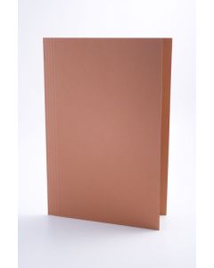 Guildhall Square Cut Folder Manilla Foolscap 250gsm Orange (Pack 100) - FS250-ORGZ