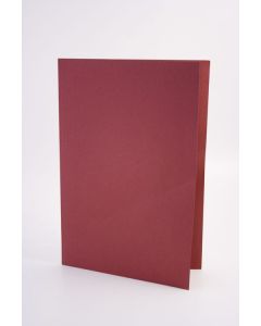 Guildhall Square Cut Folder Manilla Foolscap 250gsm Red (Pack 100) - FS250-REDZ