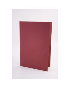 Guildhall Square Cut Folders Manilla Foolscap 315gsm Red (Pack 100) - FS315-REDZ