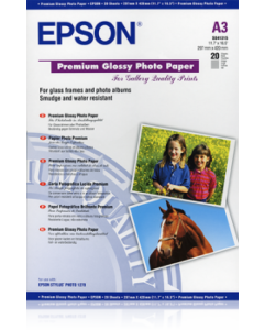 Epson A3 Glossy Photo Paper 20 Sheets - C13S041315