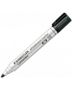 Staedtler Lumocolor Whiteboard Marker Bullet Tip 2mm Line Black (Pack 10) - 351-9