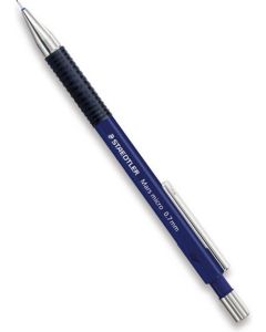 Staedtler Marsmicro Mechanical Pencil B 0.7mm Lead Blue Barrel (Pack 10) - 77507