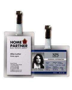 3L Self Laminating ID Tags and Clips ( Pack 10 )