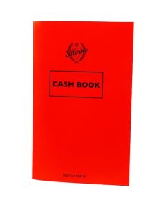 Silvine Cash Book 159x99mm 72 Pages Red (Pack 24) - 042C