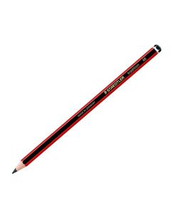 Staedtler 110 Tradition 4B Pencil Red/Black Barrel (Pack 12) - 110-4B
