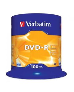 VERBATIM 43549 DVD+R 4.7GB 100PK