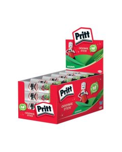 Pritt Original Glue Stick Sustainable Long Lasting Strong Adhesive Solvent Free Value Pack 22g (Pack 24) - 1564150