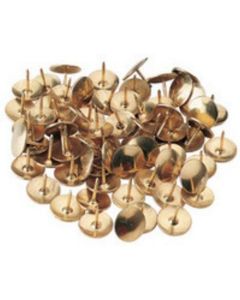 ValueX Drawing Pin 11mm Brass (Pack 100) - 34241