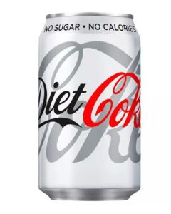 Diet Coca Cola Drink Can 330ml (Pack 24) 402004