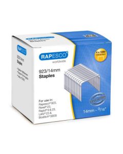 Rapesco 923/14mm Galvanised Staples (Pack 4000) - S92314Z3
