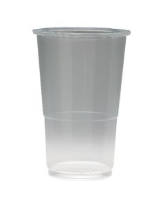 ValueX Flexiglass Plastic Glass 1/2 Pint Clear (Pack 50) RY0771