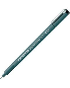 Staedtler Pigment Liner Pen 0.1mm Line Black (Pack 10) - 30801-9