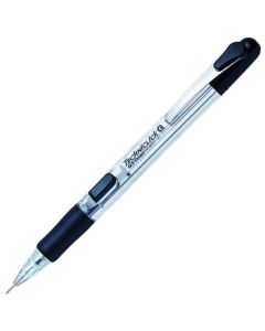 Pentel Techniclick Mechanical Pencil HB 0.5mm Lead Black/Transparent Barrel (Pack 12) - PD305T-A
