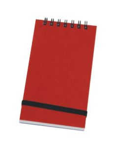 Silvine 76x127mm Wirebound Pressboard Cover Notebook 192 Pages Red (Pack 12) - 194