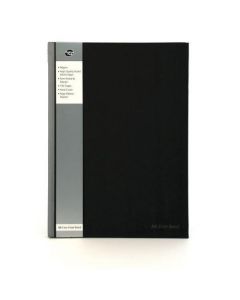 Pukka Pads A4 Casebound Hard Cover Notebook Ruled 192 Pages Silver/Black (Pack 5) - SBRULA4