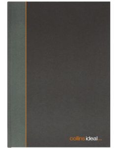 Collins Ideal Manuscript Book Casebound A5 Single Cash 192 Pages Black 461 - 810062