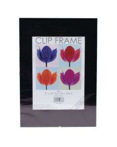 Photo Album Co Certificate/Photo Frameless A4 Clip Frame Glass Front - CF2130-NG
