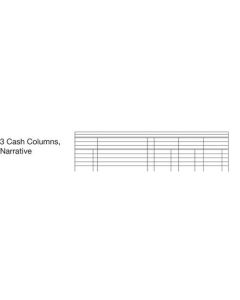 Collins Cathedral Analysis Book Casebound A4 3 Cash Column 96 Pages Red 69/3.1 - 810082