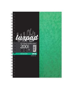 Silvine A6 Wirebound Pressboard Cover Notebook Ruled 200 Pages Green (Pack 12) - SPA6