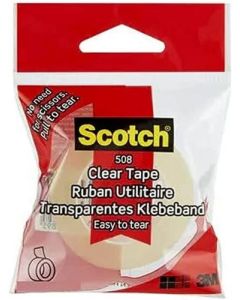 Scotch 508 Transparent Tape Easy to Tear 25mm x 50m (Pack 1) 7100213209