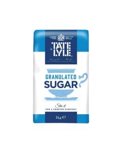 Tate & Lyle Granulated White Sugar 1Kg Bag  - 0403426