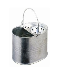 ValueX Galvanised Steel Bucket With Wringer 13 Litre - 0907006