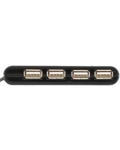 Vecco 4 Port USB 2.0 Mini Hub Black