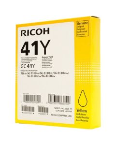 Ricoh GC41YL Yellow Standard Capacity Gel Ink Cartridge 600 pages - 405768