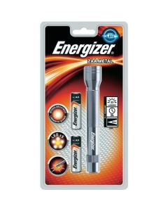 Energizer Flash Light Metal Torch 5 x LED 2 x AA Batteries - E300695901