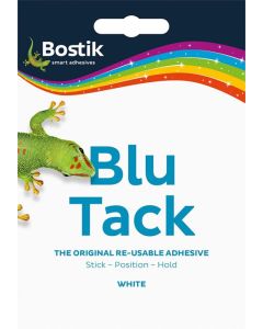 Bostik Blu Tack Mastic Adhesive Non-toxic White (Pack 12) - 30803836